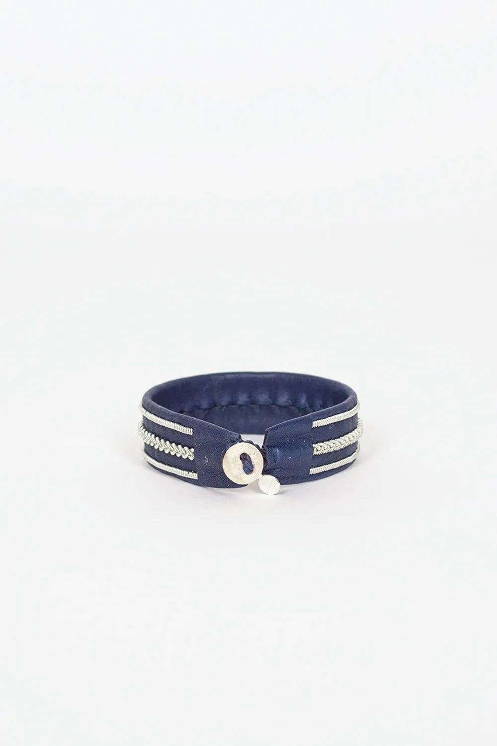 Navy Hide B Bracelet 2