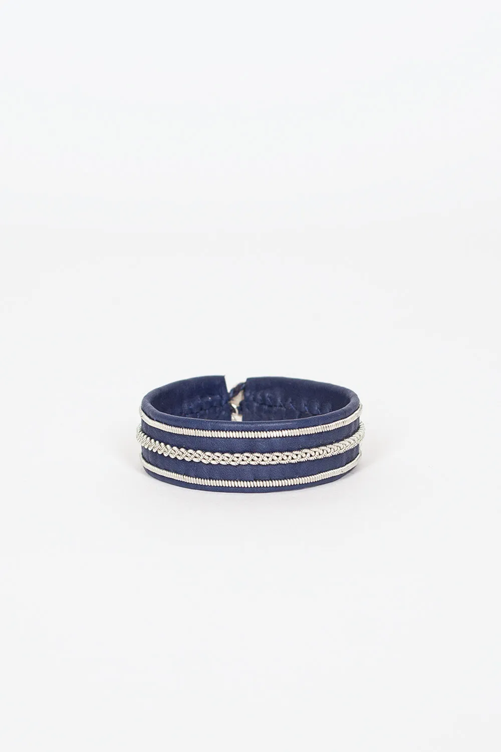 Navy Hide B Bracelet 2