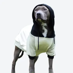 Olive Cream Dog Hoodie