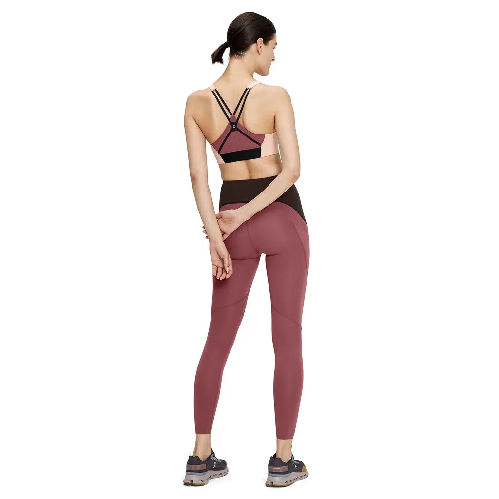 On Running Active Bra (Womens) - Doe/Cherry