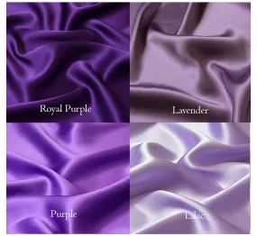 Purple Satin Swatches