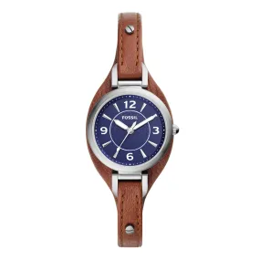 Reloj Fossil Carlie Cuarzo Cuero Mujer - ES5205