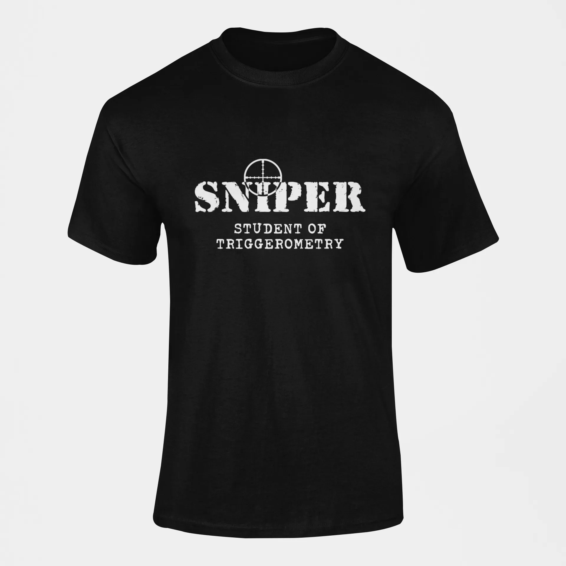 Sniper T-shirt - Sniper, Student of Triggerometry (Men)