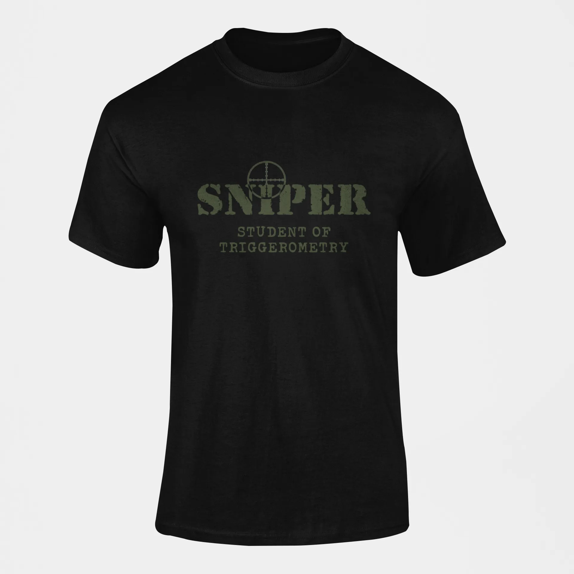 Sniper T-shirt - Sniper, Student of Triggerometry (Men)