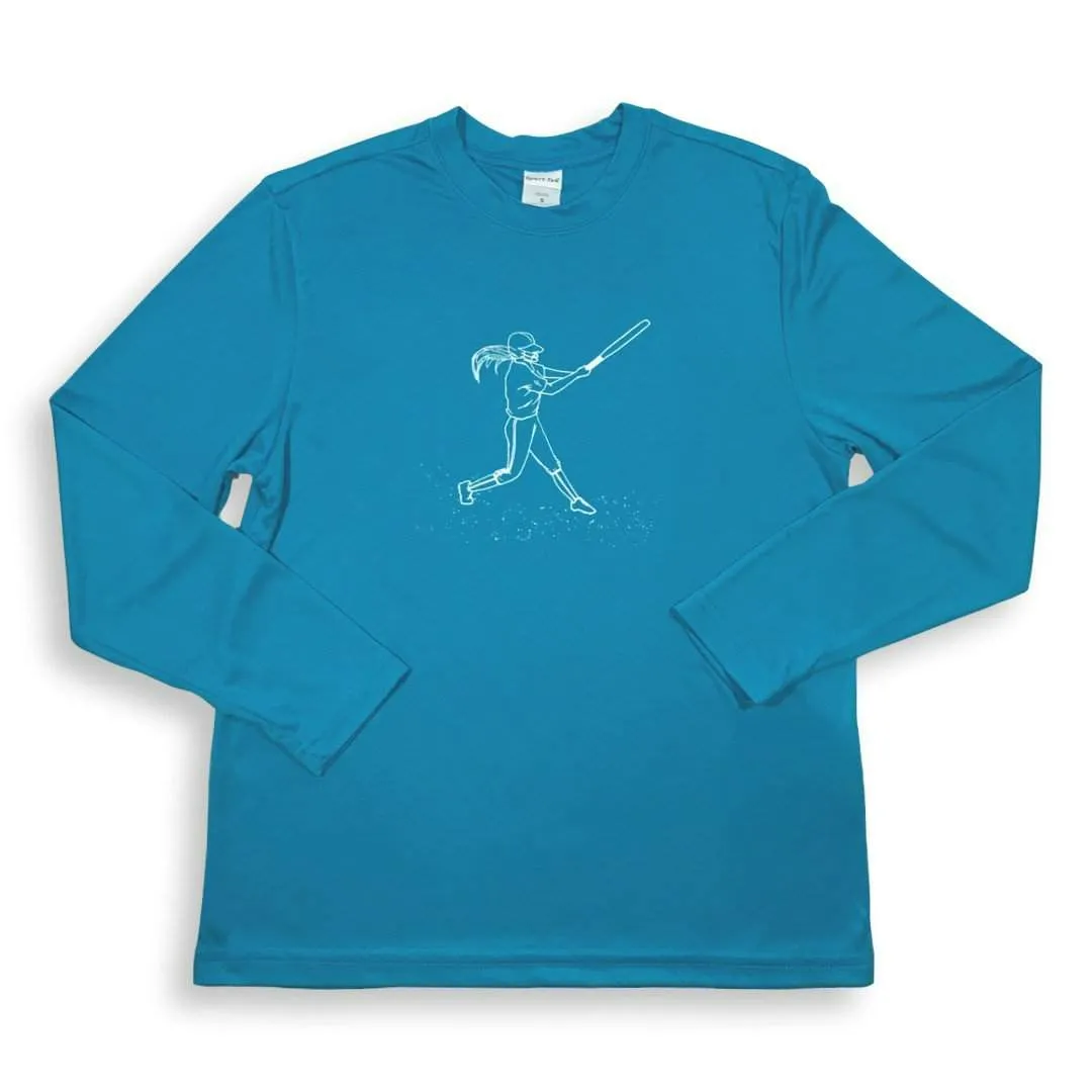 Softball Long Sleeve Performance Tee