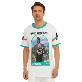 Spurs David Robinson Rookie Card Shirt