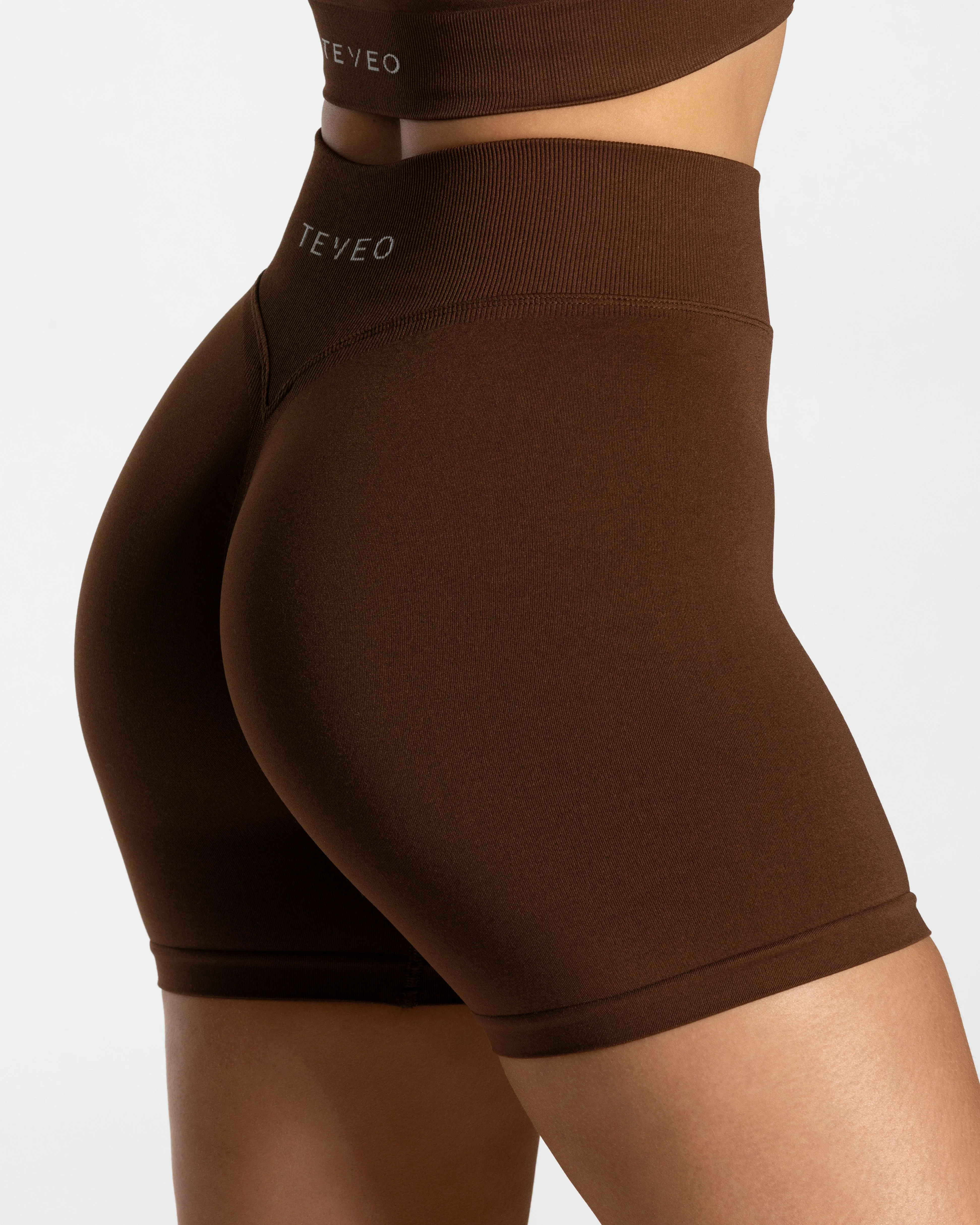 Statement Scrunch Short "Kaffee"