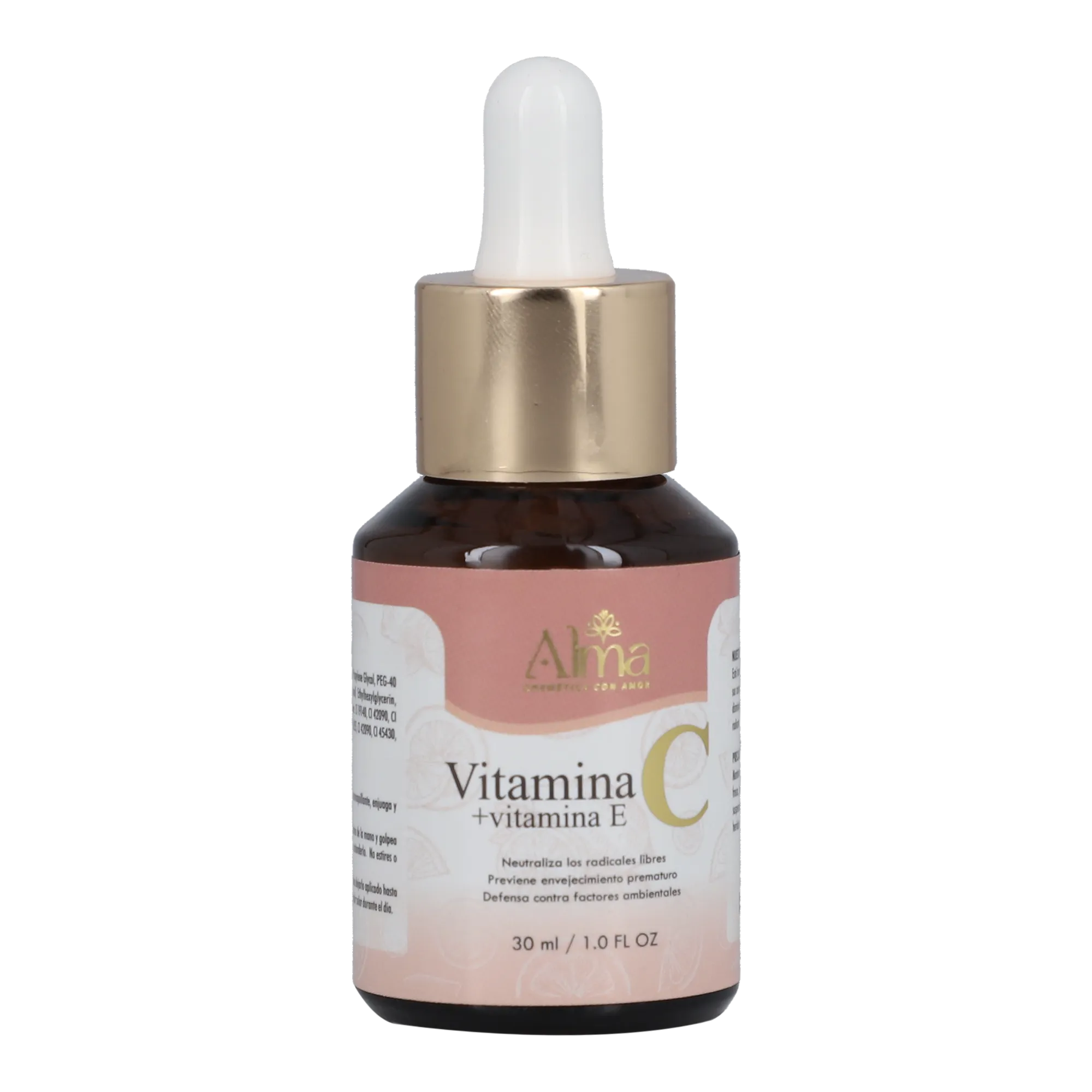 Suero/Sérum Antiedad de Vitamina C   Vitamina E - Alma Cosmetics