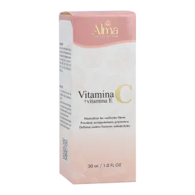 Suero/Sérum Antiedad de Vitamina C   Vitamina E - Alma Cosmetics