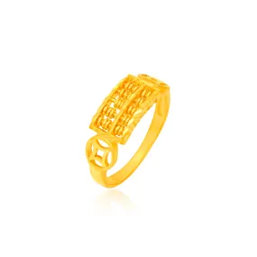 TAKA Jewellery 916 Gold Ring Abacus