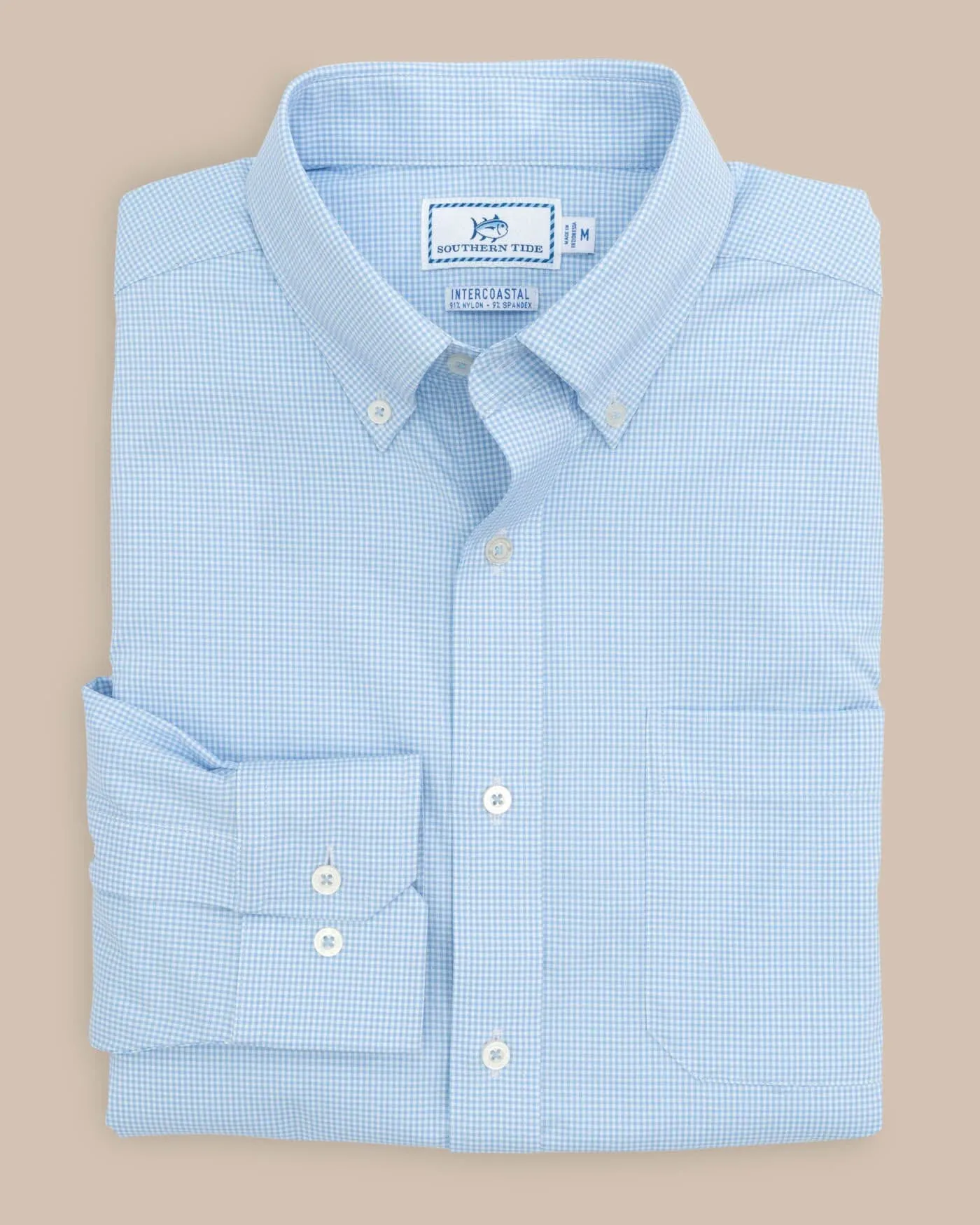 Team Colors Gingham Intercoastal Sport Shirt