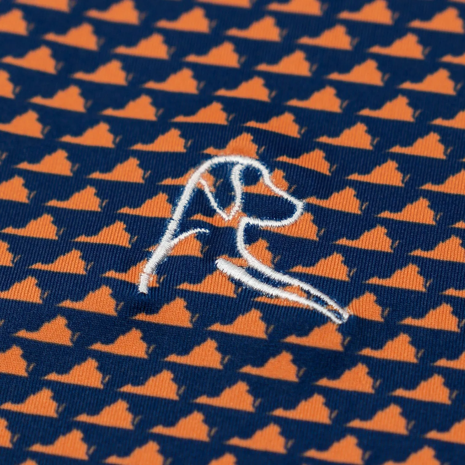 The Lover | Performance Polo | The Lover - Monarch Orange/Admiral Navy