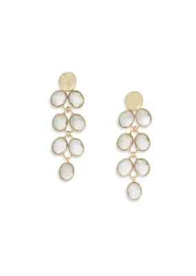 Victoria Earrings | Green Amethyst