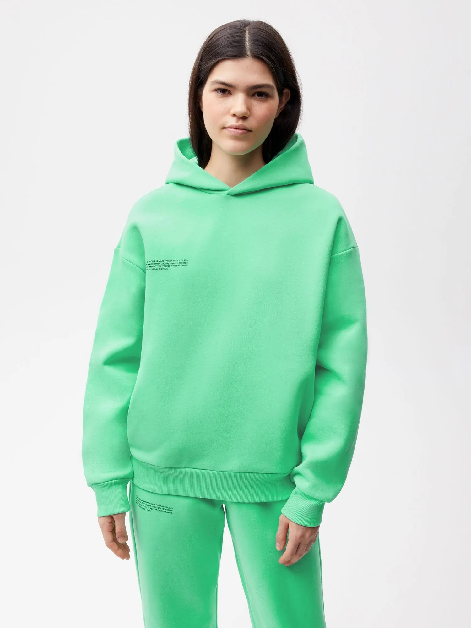 Womens 365 Heavyweight Hoodie—spearmint green