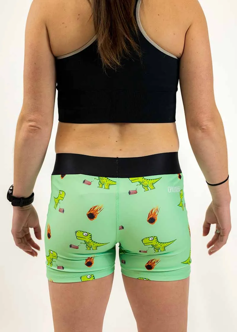 Women's Dino-sore 3" Compression Shorts