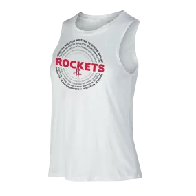 Women's Houston Rockets Concepts Sports Repeating Wordmark Gable Tank